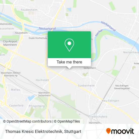 Thomas Kresic Elektrotechnik map