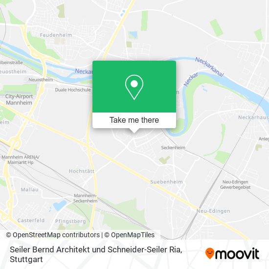 Seiler Bernd Architekt und Schneider-Seiler Ria map