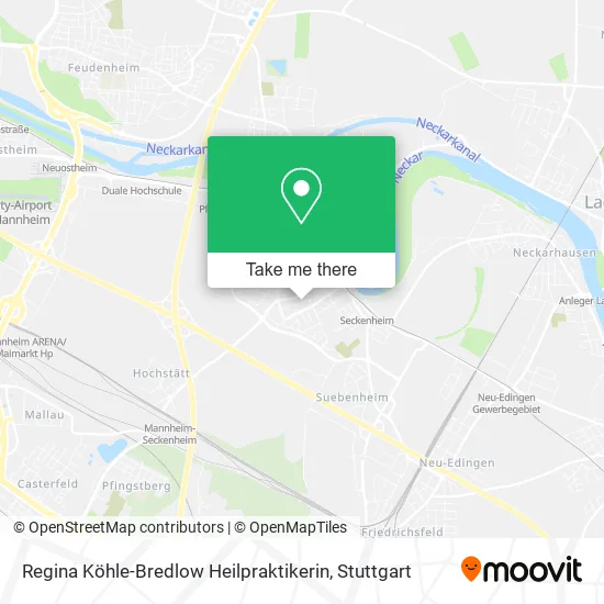 Карта Regina Köhle-Bredlow Heilpraktikerin