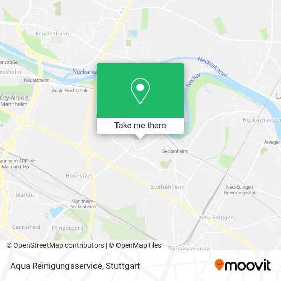 Карта Aqua Reinigungsservice