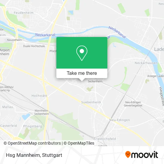 Карта Hsg Mannheim