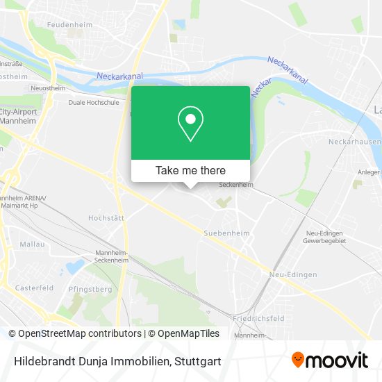 Hildebrandt Dunja Immobilien map