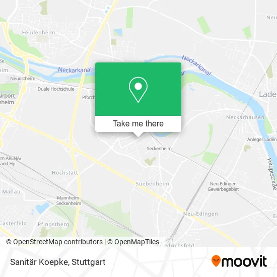Карта Sanitär Koepke