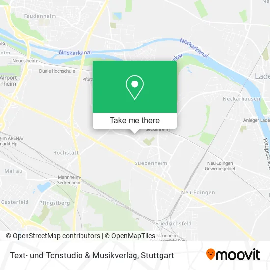 Карта Text- und Tonstudio & Musikverlag