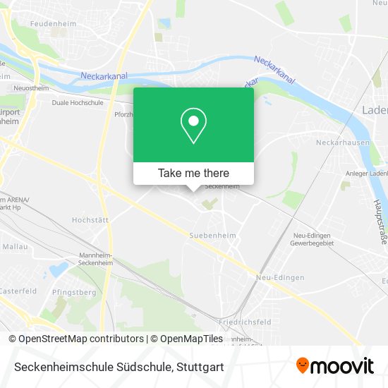 Seckenheimschule Südschule map