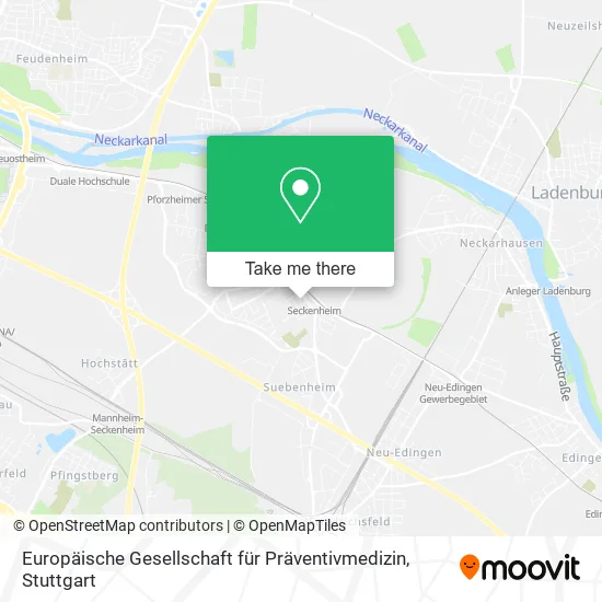 Карта Europäische Gesellschaft für Präventivmedizin