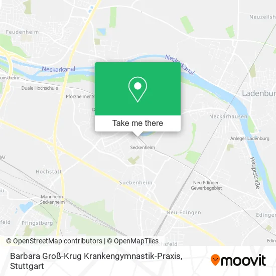 Карта Barbara Groß-Krug Krankengymnastik-Praxis