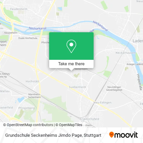 Карта Grundschule Seckenheims Jimdo Page