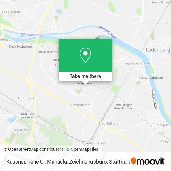 Карта Kassner, Rene U., Manuela, Zeichnungsbüro