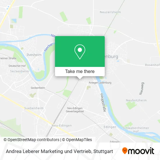Карта Andrea Leberer Marketing und Vertrieb
