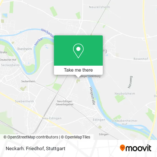 Карта Neckarh. Friedhof