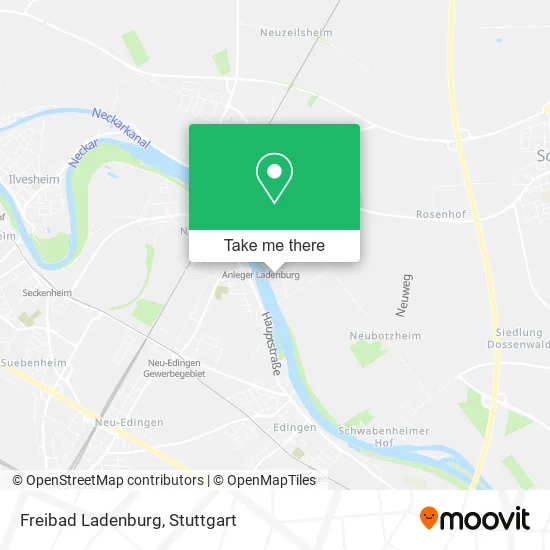 Карта Freibad Ladenburg