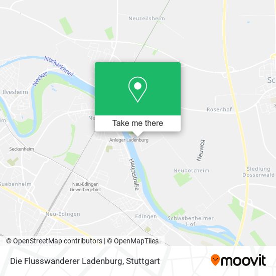 Die Flusswanderer Ladenburg map