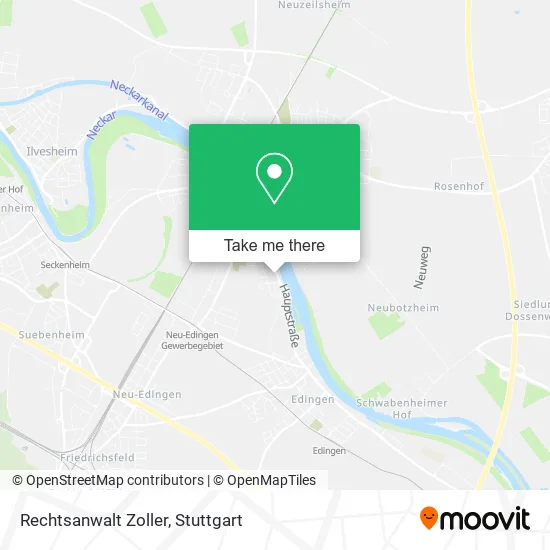 Карта Rechtsanwalt Zoller