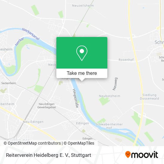 Карта Reiterverein Heidelberg E. V.