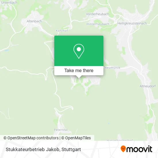 Карта Stukkateurbetrieb Jakob