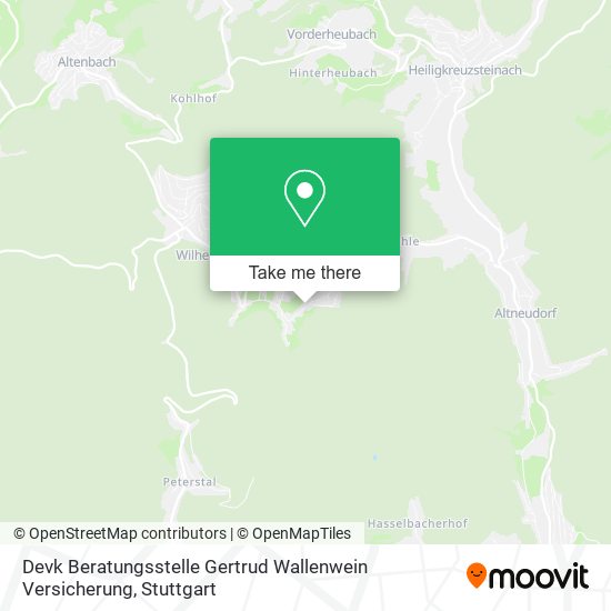 Devk Beratungsstelle Gertrud Wallenwein Versicherung map