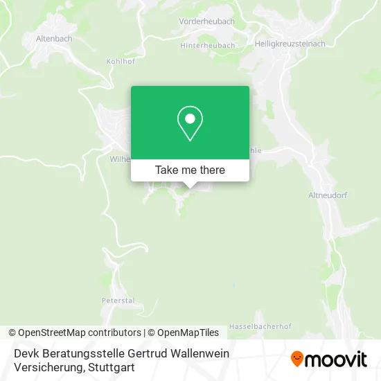 Карта Devk Beratungsstelle Gertrud Wallenwein Versicherung