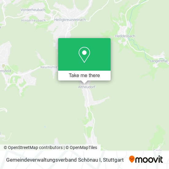 Карта Gemeindeverwaltungsverband Schönau I