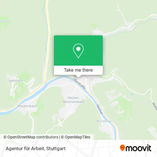 Карта Agentur für Arbeit