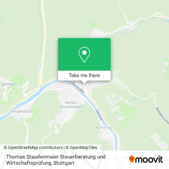 Thomas Staudenmaier Steuerberatung und Wirtschaftsprüfung map