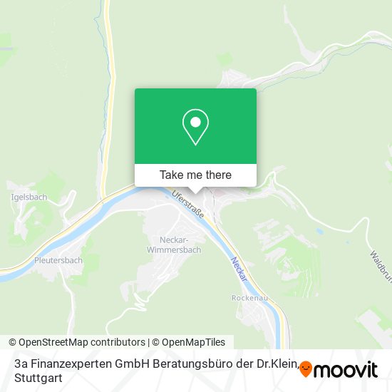 3a Finanzexperten GmbH Beratungsbüro der Dr.Klein map