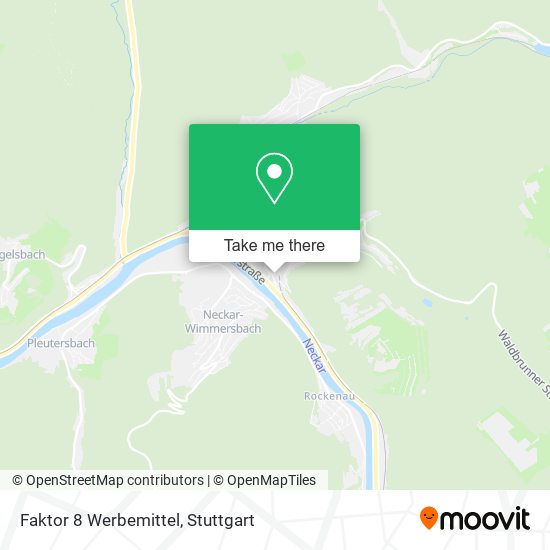 Faktor 8 Werbemittel map