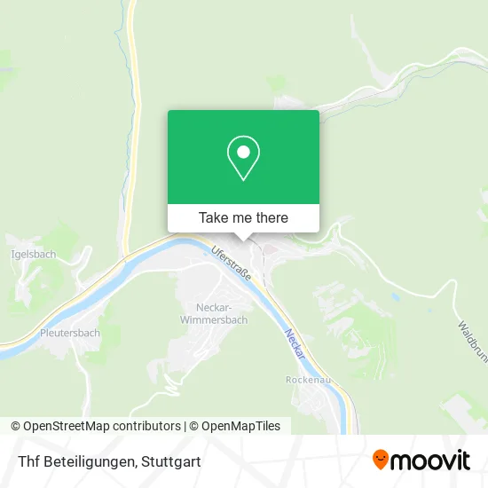 Карта Thf Beteiligungen