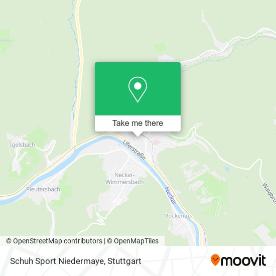 Schuh Sport Niedermaye map