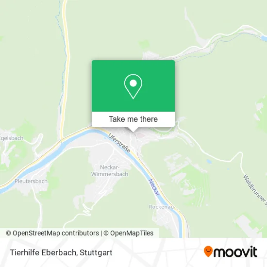 Карта Tierhilfe Eberbach