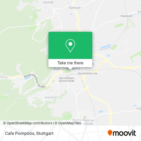 Карта Cafe Pompöös