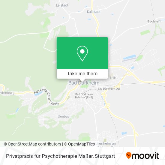 Privatpraxis für Psychotherapie Maßar map