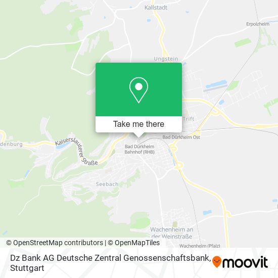 Dz Bank AG Deutsche Zentral Genossenschaftsbank map