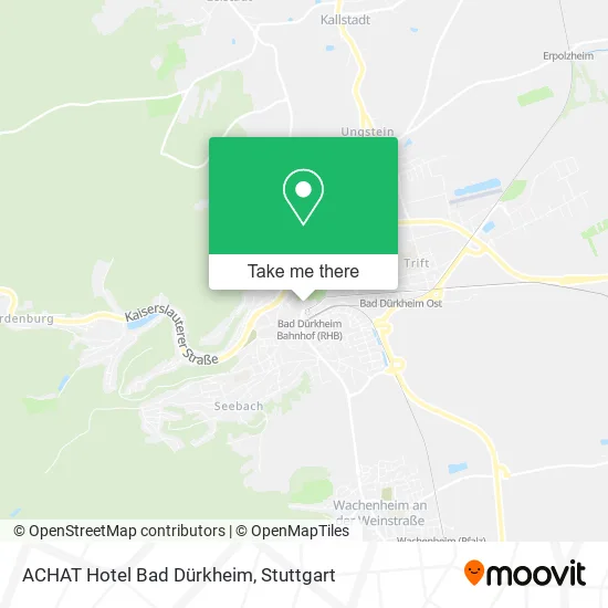 Карта ACHAT Hotel Bad Dürkheim