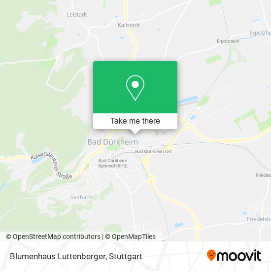 Blumenhaus Luttenberger map
