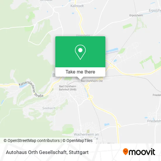 Карта Autohaus Orth Gesellschaft