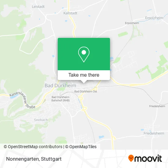 Карта Nonnengarten