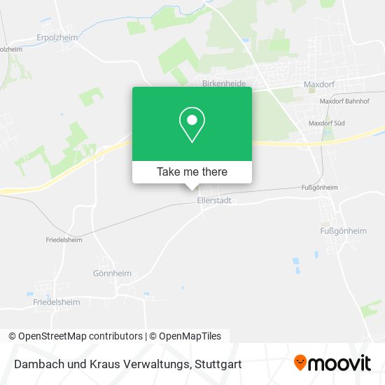 Dambach und Kraus Verwaltungs map