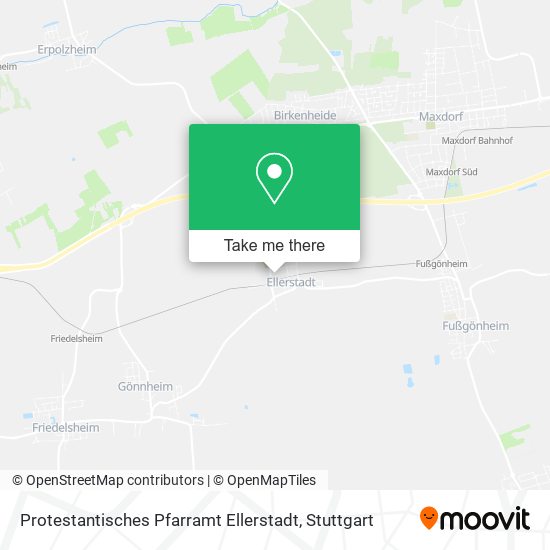 Карта Protestantisches Pfarramt Ellerstadt