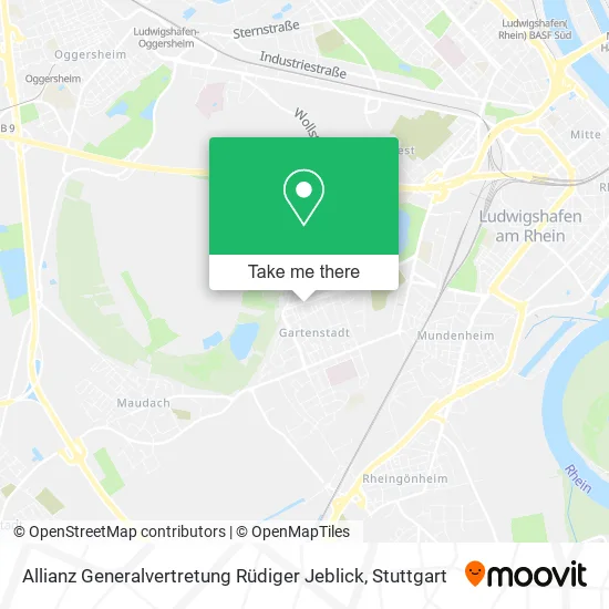 Карта Allianz Generalvertretung Rüdiger Jeblick