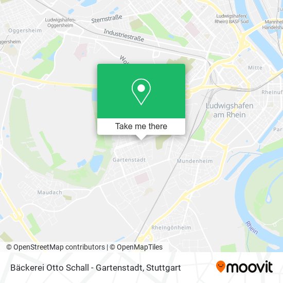 Bäckerei Otto Schall - Gartenstadt map