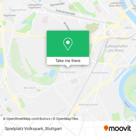 Карта Spielplatz Volkspark