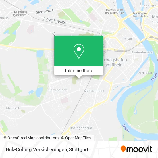 Карта Huk-Coburg Versicherungen