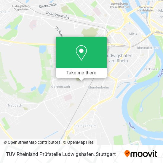 TÜV Rheinland Prüfstelle Ludwigshafen map
