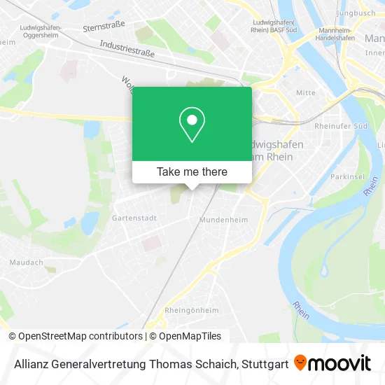 Карта Allianz Generalvertretung Thomas Schaich