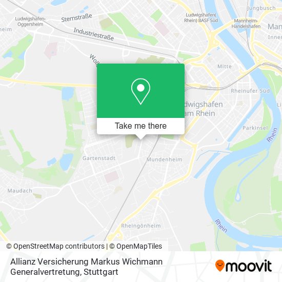 Allianz Versicherung Markus Wichmann Generalvertretung map