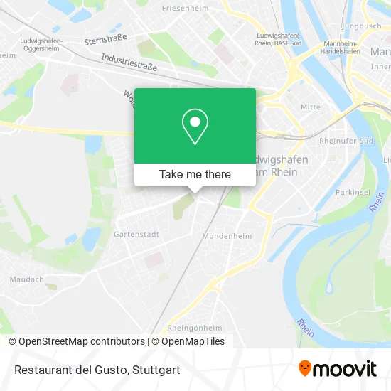 Карта Restaurant del Gusto