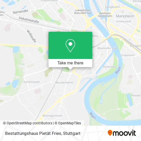 Карта Bestattungshaus Pietät Fries