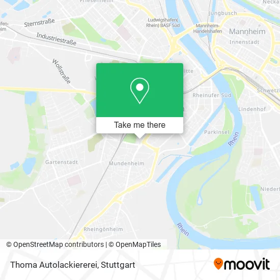 Карта Thoma Autolackiererei