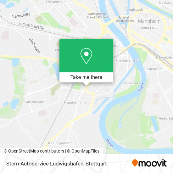 Карта Stern-Autoservice Ludwigshafen
